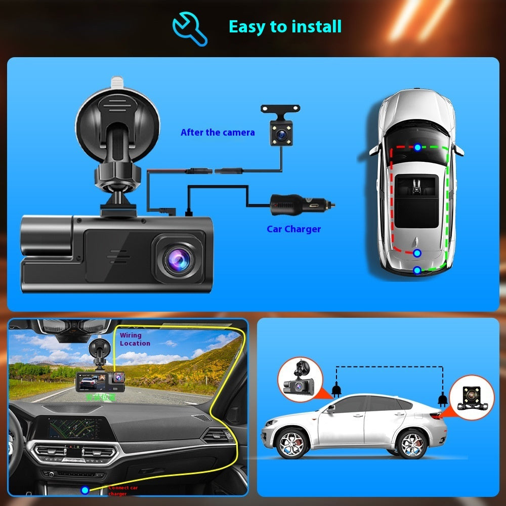 Camera Driving Recorder Supports  Mobile Phone Interconnection Reversing Image